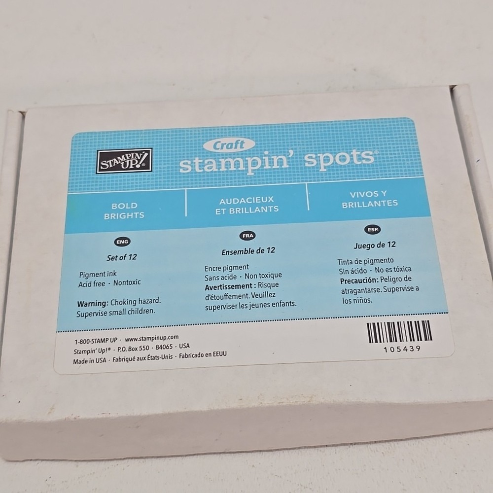 Stampin' Spots By Stampin' UP! Ink Spots Crafts Cards Scrapbooking 12 Pack